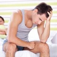 a man is angry from pathological discharge when he is excited